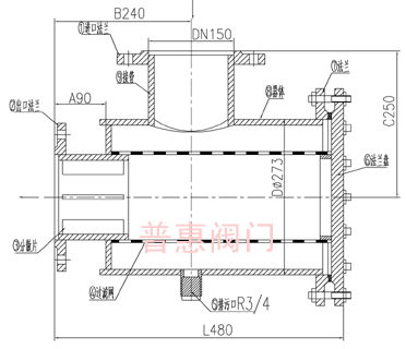 水泵扩散型过滤器结构要求图